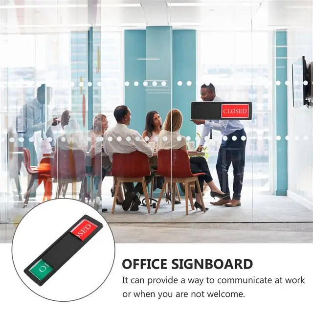 사생활 보호를 위한 필수 도구: 오픈/클로즈 간판