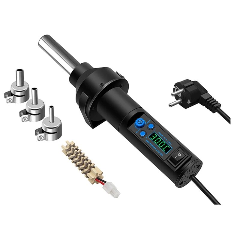 

Temperature Adjustable Hot Hair Dryer Portable Digital Hair Dryer Hot Hair Dryer Welding Tool