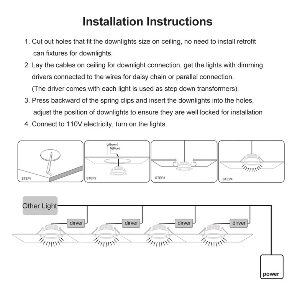 Downlight lights Ceiling spot 3w 5w 7w 9w 12w 15w 18w Dimmable Led bulb AC110v 220v Recessed led ceiling light Indoor Lighting led downlight,recessed ceiling spotlight,ceiling lamps