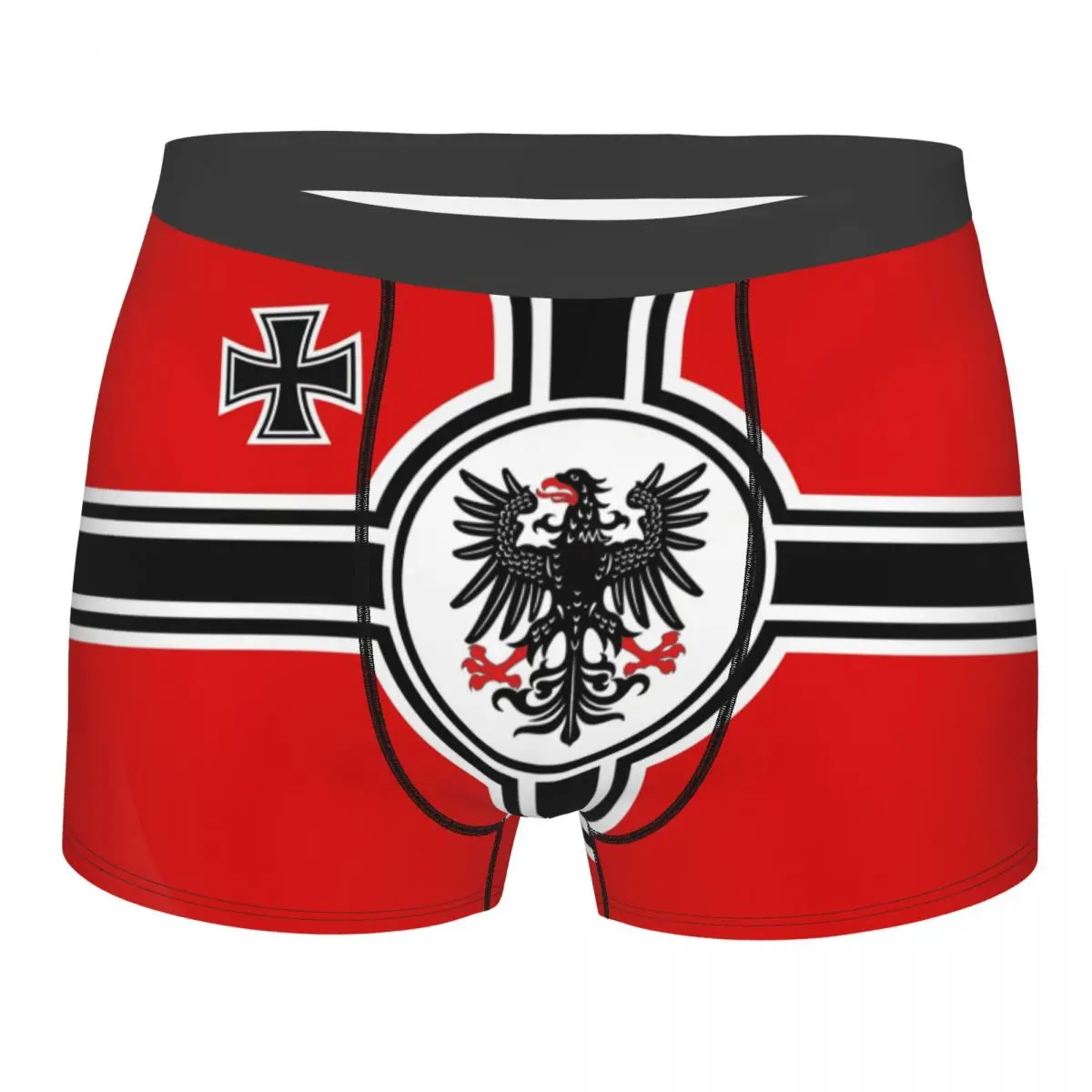 

German DK Reich Empire Of Flag Underwear Men Sexy Printed Germany Proud Boxer Shorts Panties Briefs Breathbale Underpants