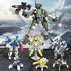 NEW MOC Battle Mecha Robot Sky Phantom Aviation Flight Classic Model Building Blocks Sets Bricks Toy