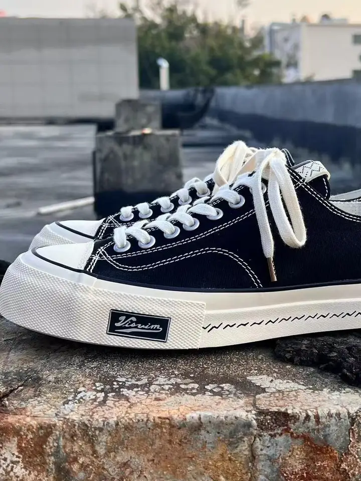 Visvim Skagway Lo Canvas oes Low Top Casual Slip-On Vintage Sle