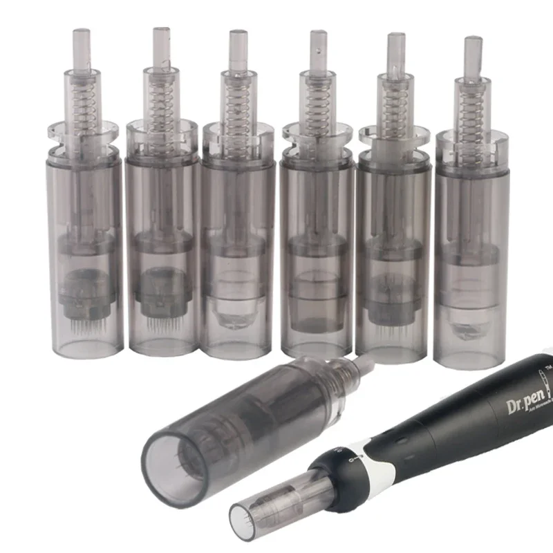 Dr.pen A7 Derma Pen Cartridge Needle Replacement ULTIMA-A7 Microneedling 12/24/36/42 Pin 3D 5D Nano Round Needles 5/10/50pcs derma roller microneedling derma pen microneedling needle cartridge derma stamp microneedling cartridge facial needles