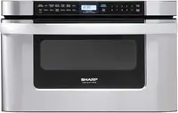 KB-6524PS 24-Inch Microwave Drawer Oven 1.2 Cu. Ft. Stainless Steel Smart Design Automatic Touch Keys Open and Close Doors 1