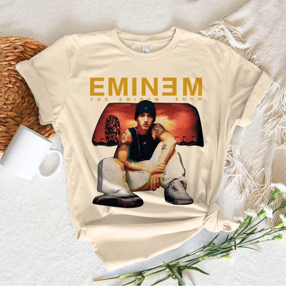 

Женская футболка Eminem Женская забавная футболка Y2K, одежда в стиле Харадзюку