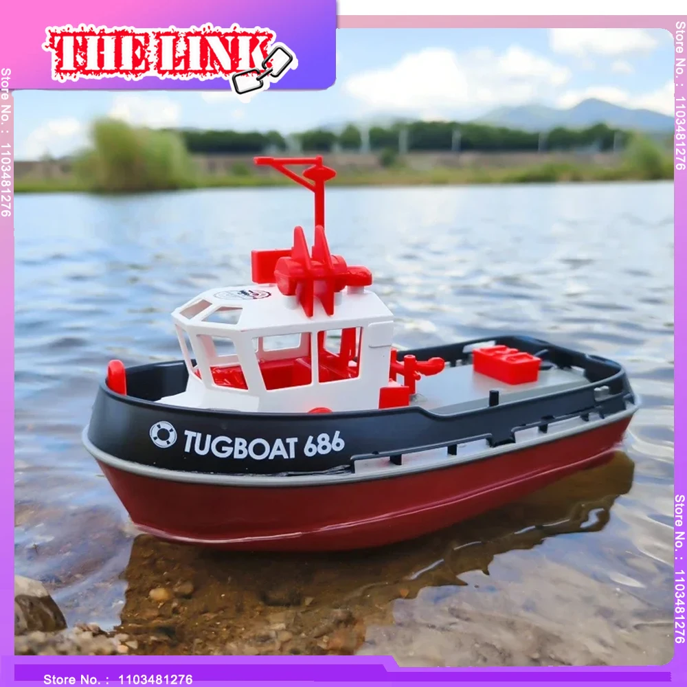 RC Boat Super Port Working Tug Boat Electric RC Tug Boat for Swimming Pools Lakes 2