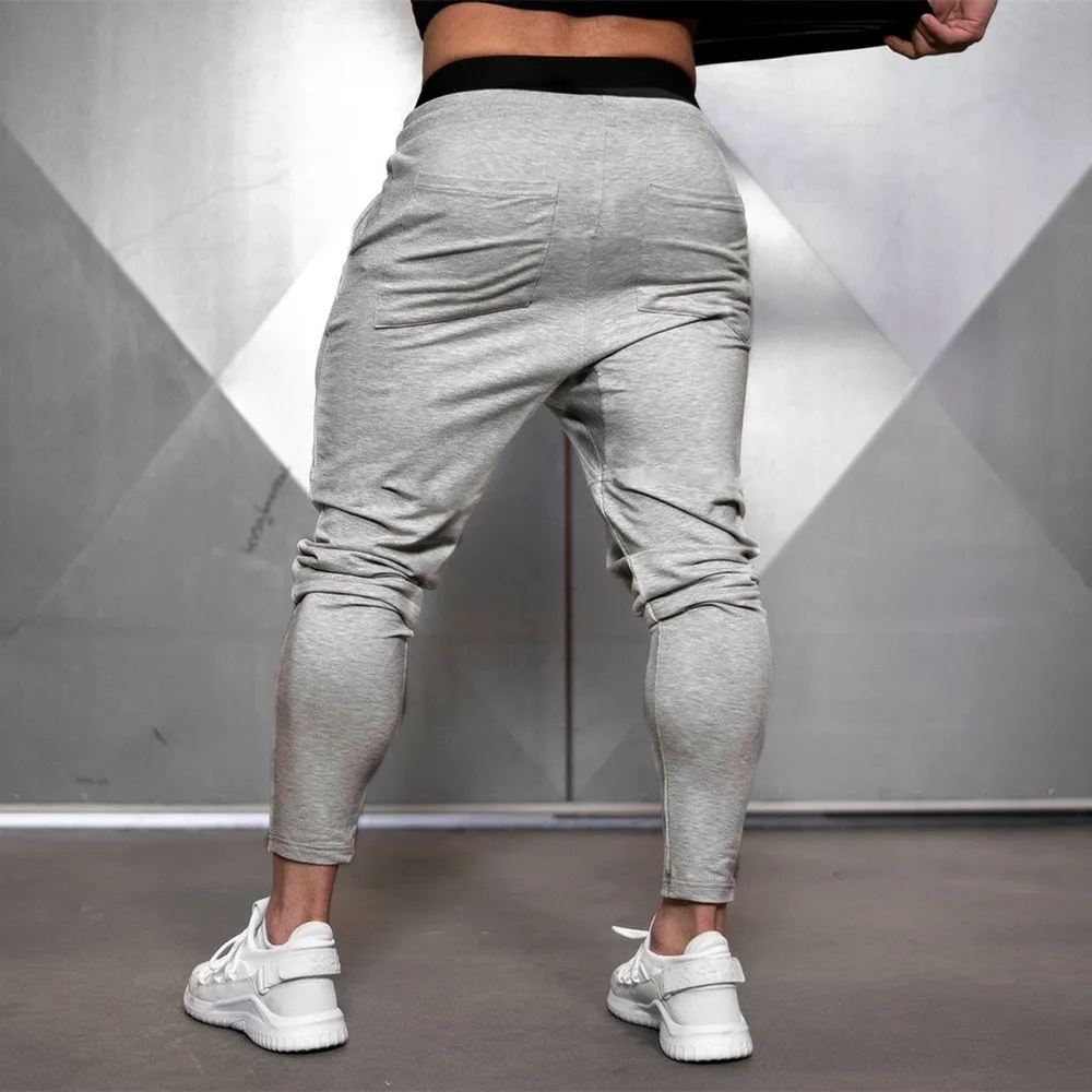 Sport Jogging Trousers Men Casual Gym Sweatpants Joggers Cotton Trackpants Spring Autumn Sportswear