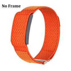 Breathable Sport Nylon Wristband Armband Replacement Bracelet Strap - Amazfit Helio strap (Orange wristband)