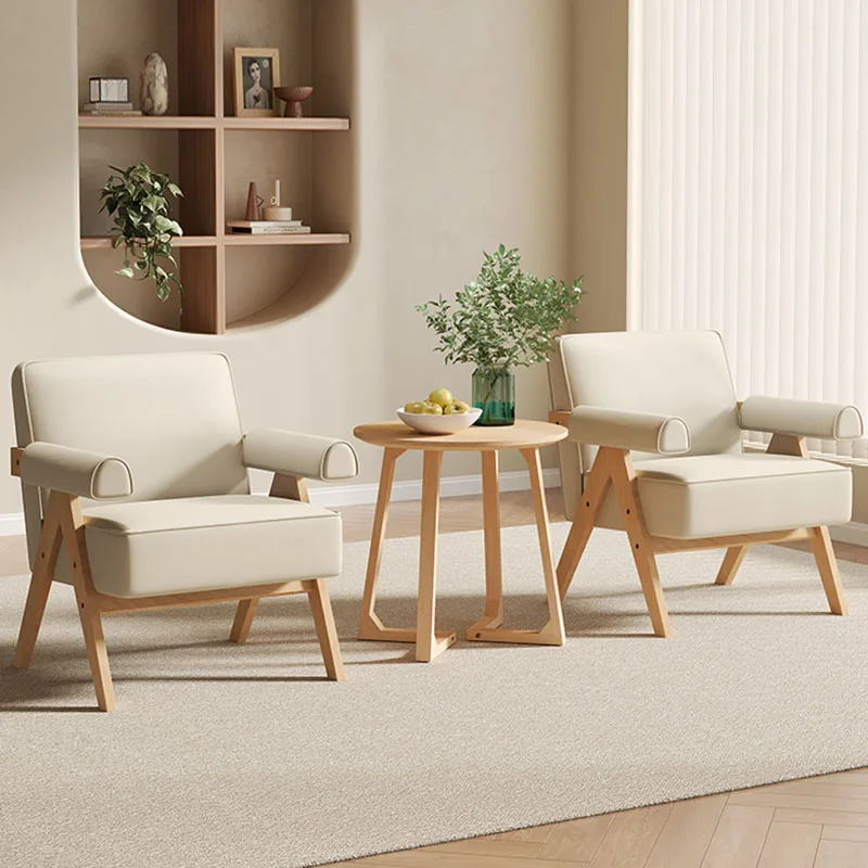 Lounge VIP Restaurant Chairs Bedroom Makeup Tables Backrest Designer Chairs Modern Wood Chaises Salle Manger Library Furniture