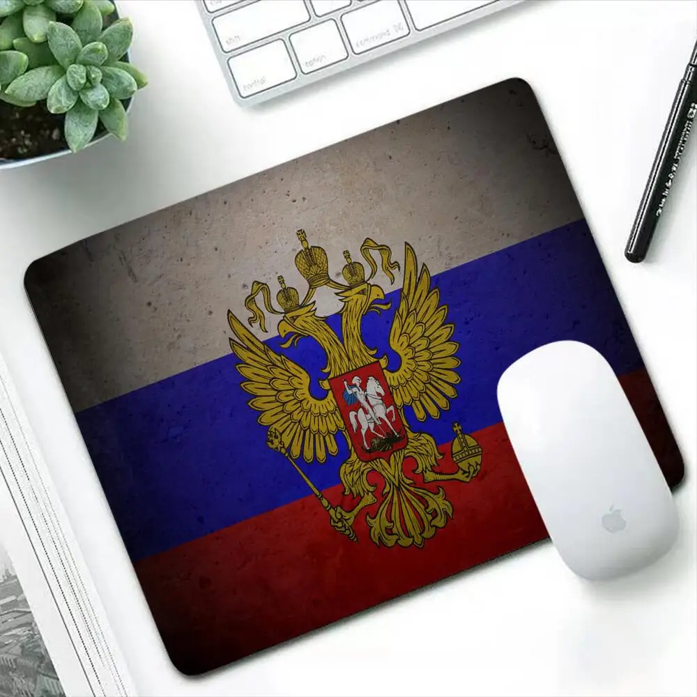 

Rug Flag of Russia Small Mousepad Gabinete Pc Gamer Computer Carpet Rubber Laptop Desk Mat CS GO Dywan Cute Mouse Pad MausePad