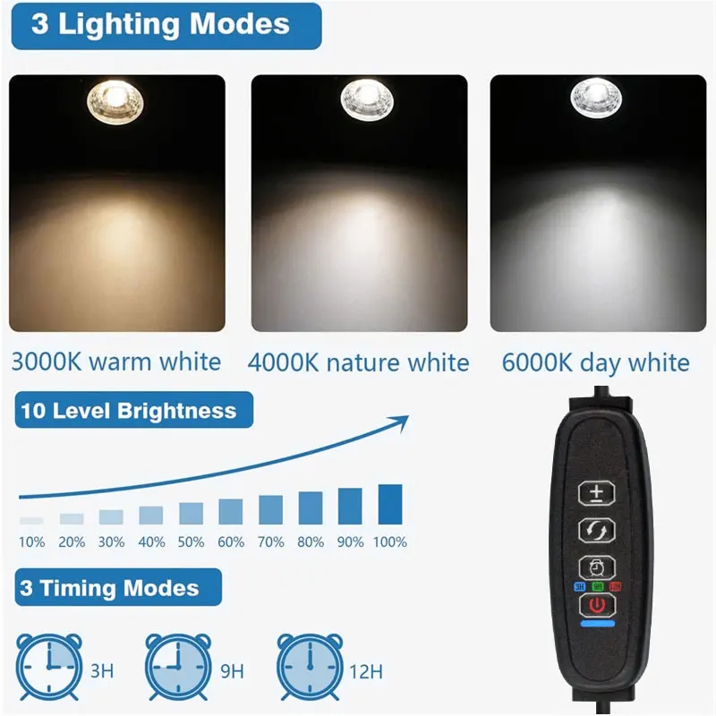 LED Decorative Spotlight with Time Control & Dimming - 5W Indoor Uplight