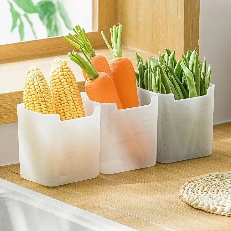 Boîte de rangement pour réfrigérateur, boîte de conservation des fruits et légumes, boîte de conservation fraîcheur, conteneur pour porte latérale de réfrigérateur, tiroirs, étagère, accessoires de cuisine 1 Boîte de rangement pour réfrigérateur, boîte de conservation des fruits et légumes, boîte de conservation fraîcheur, conteneur pour porte latérale de réfrigérateur, tiroirs, étagère, accessoires de cuisine 1