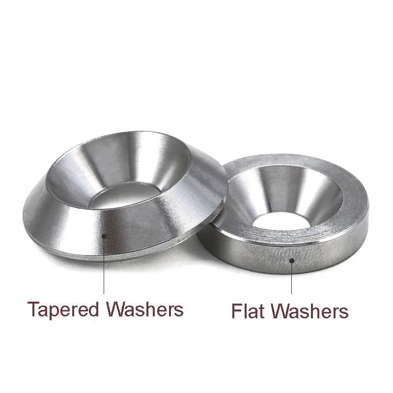 Description Picture 2 of item3~5PCS Conical Gasket/Flat Washers M3 M4 M5 M6 M8 M10 Solid Tapered Washers/Flat Gasket Countersunk Washers