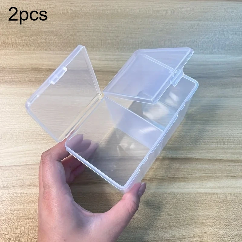 Şeffaf Plastik Saklama Kutusu Bölücüler Çok Fonksiyonlu Organizatör Çubukları Makyaj Fırçaları Cımbız Masaüstü Organizatör Kutuları Çift Katmanlı