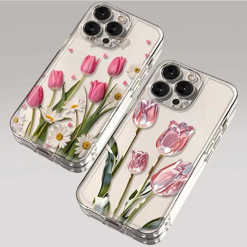 Tulip Pattern Summer Phone Case