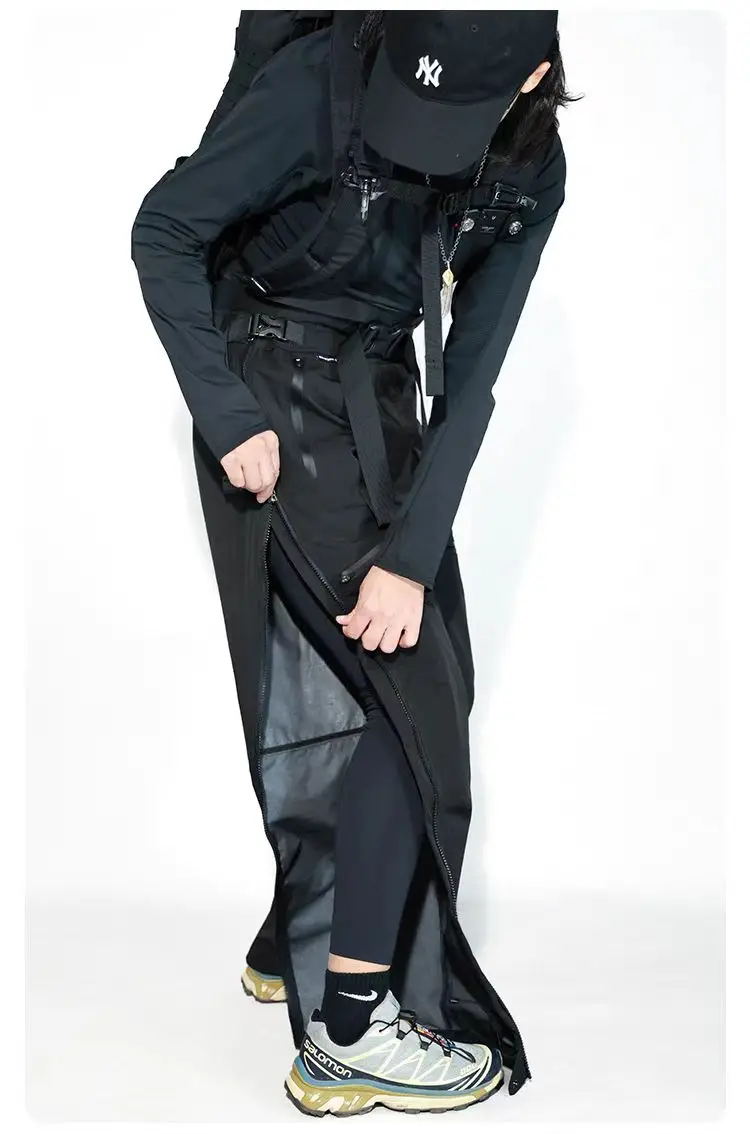Sianlanhiam 25ss Outdoor 3L waterproof quick release zipper hiking pants elastic adjustable waist gorpcore techwear