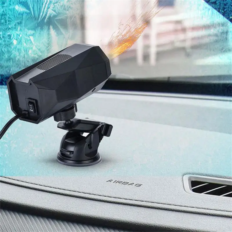 

Car Heater 12v Universal Portable Multifunctional Car Accessories Electric Cooling Heating Fan Electric Dryer Car Defrosting