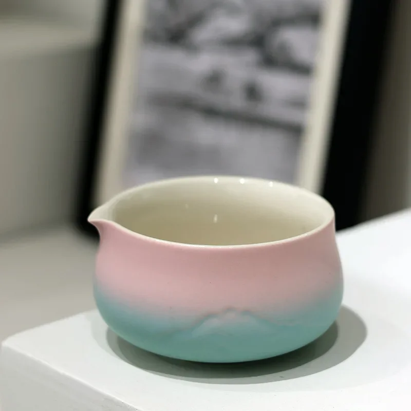 طقم ماتشا سيراميك منحوت