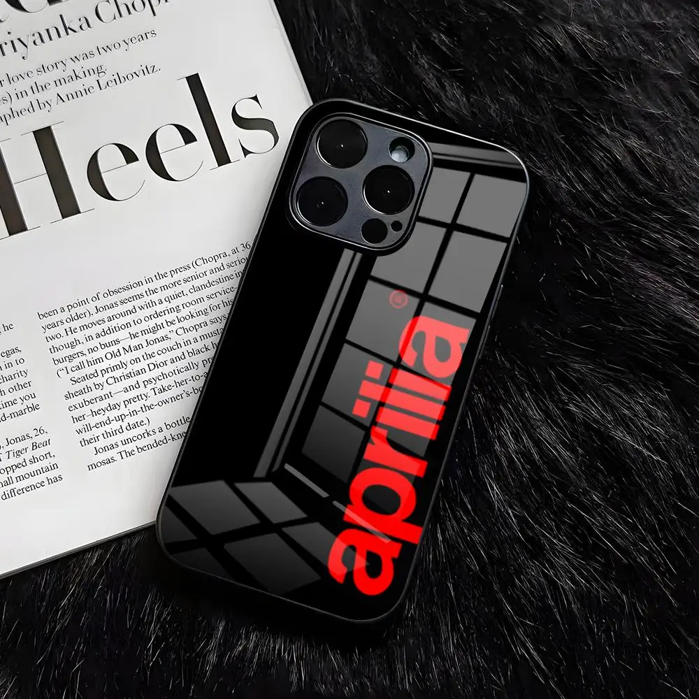 Sleek Black Glass Cover - Premium Mobile Phone Case