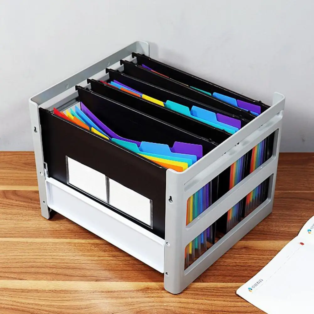 다목적 A4 행잉 파일 폴더, 확장 행잉 파일 폴더, 용량 문서 저장 거치대, 사무용품