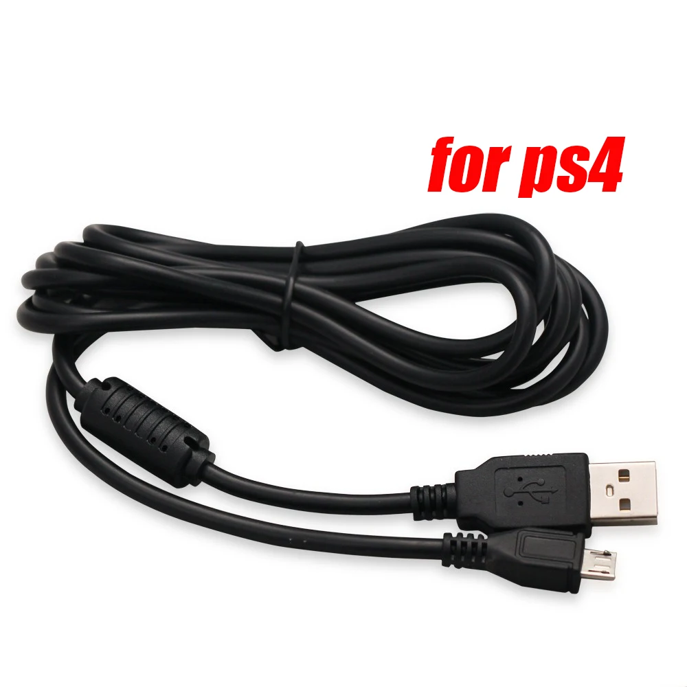 

10pcs 2m USB Charging Data Cable For PS4 Charging Cable Controller Data Games Handles Charger Cable for PS4 Game Accessories