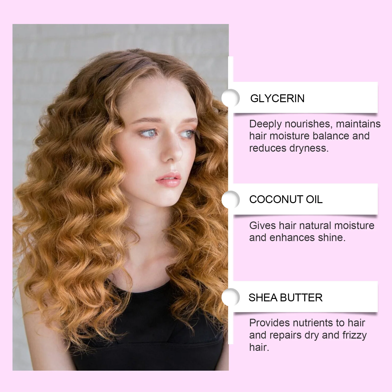 Curl Defining Elastin Cream Improve Hair Elasticity Long Lasting Styling Fluffy Thickening Nourishing Enhance Hair Define Cream
