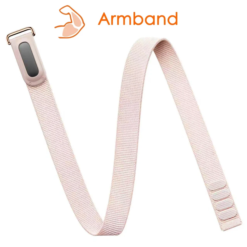 Nylon Woven Breathable Sport Fitness Tracker Adjustable Strap