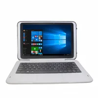 10.1'' 64 Bit  Windows 10 Tablet PC 2GB DDR3+64GB with Docking Keyboard Mate WIFI Dual Camera Quad Core HDMI-Compatible 2