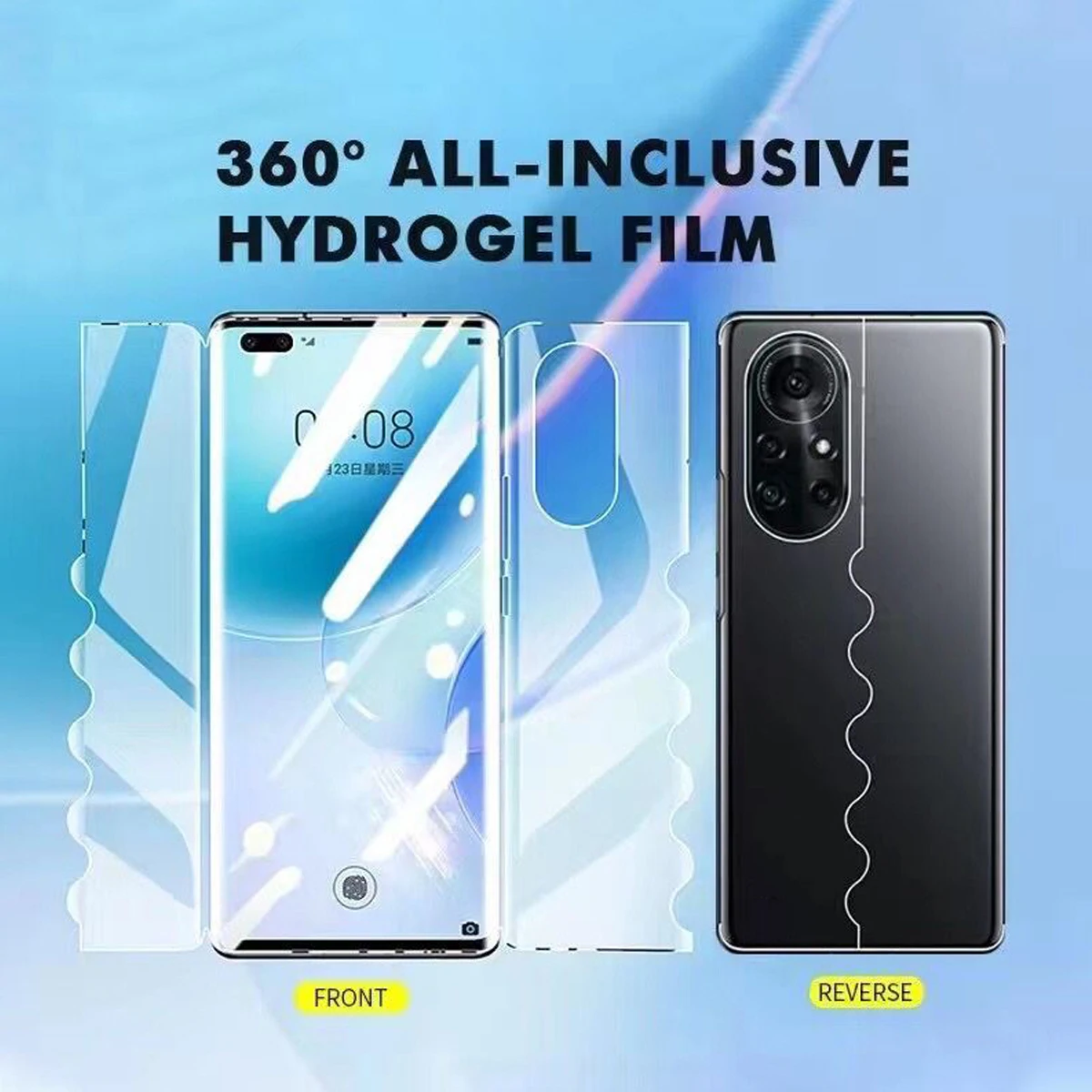 360° Full Body Cover Screen Protector - Soft Matte Hydrogel Protective Film (2-Pack)