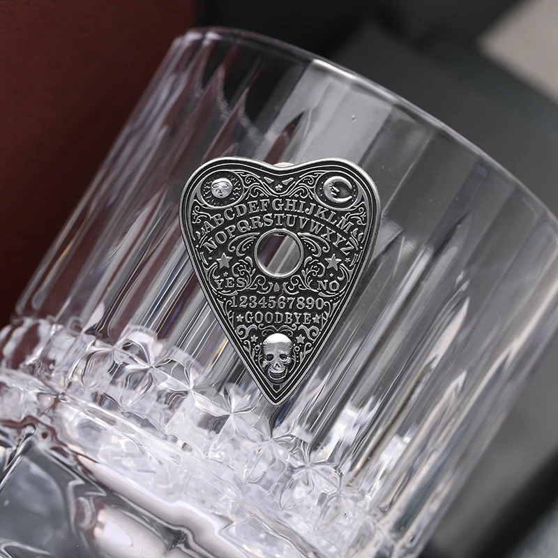 Ouija-Brett-Emaille-Anstecknadeln Ja oder Nein Sonne und Mondgeist, mystische Broschen, Anstecknadel, Halloween, Punk, Gothic-Schmuck, Geschenk für Freunde – Detail 4