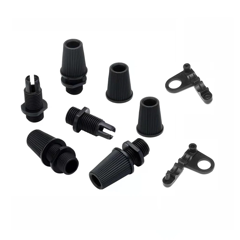 10pcs 10mm Hole P-type Plastic Fixed Cable Clips E27 E14 Lamp Base Chandelier Accessory Plastics Lock Cable Wire Clip Bracket
