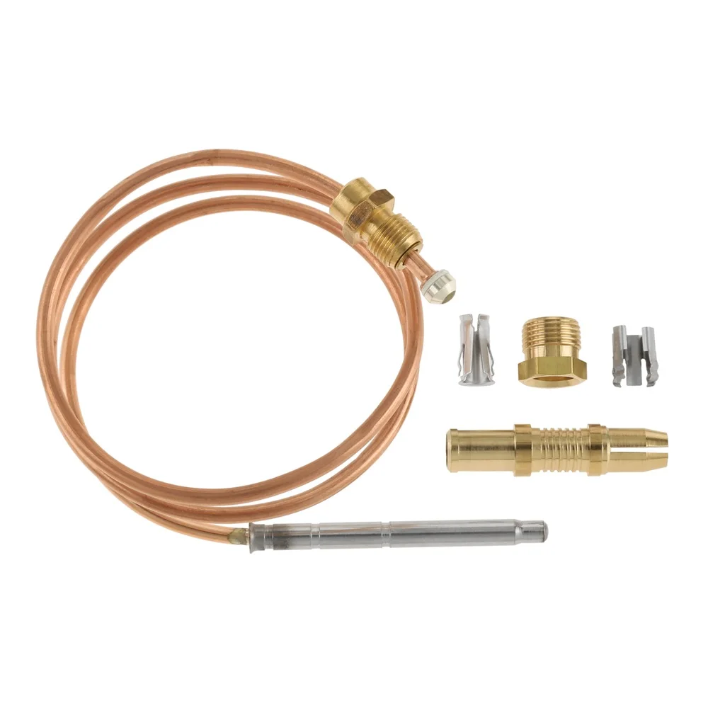 24 Inch Gas Stove Universal Thermocoupler Fireplace Replacement Kit Meter Digital Temperature Controller Thermocouple Probe