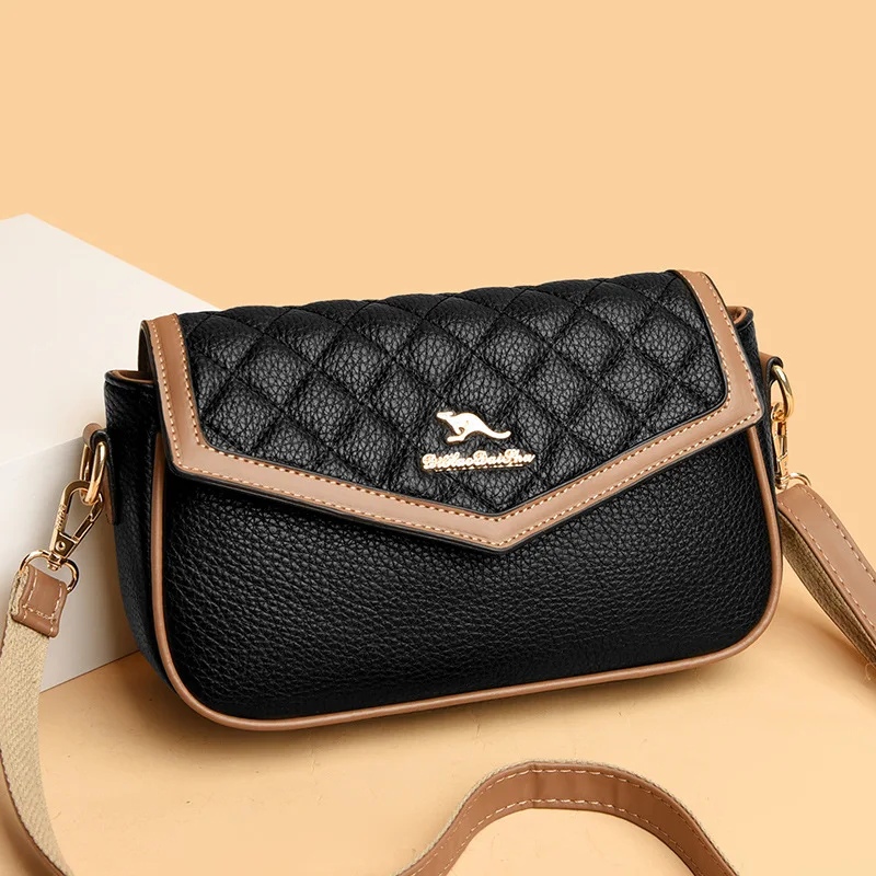 

High end and new niche design diamond grid underarm bag with contrasting colors, versatile single shoulder crossbody bag