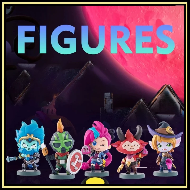 

Original League of Legends Toy Figures LOL Jinx Teemo Figure Halloween collection Figure Brand New Genuine in Shelf