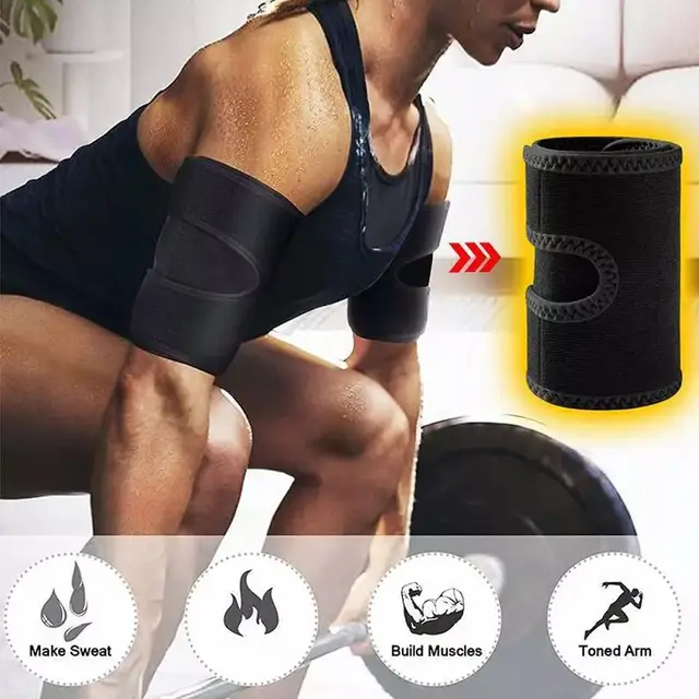 Arm Trimmers Sauna Sweat Bands Women Arm Slimmer Trainer Anti Cellulite Arm Shapers Weight Fat Reducer Loss Workout Body Shaper 4
