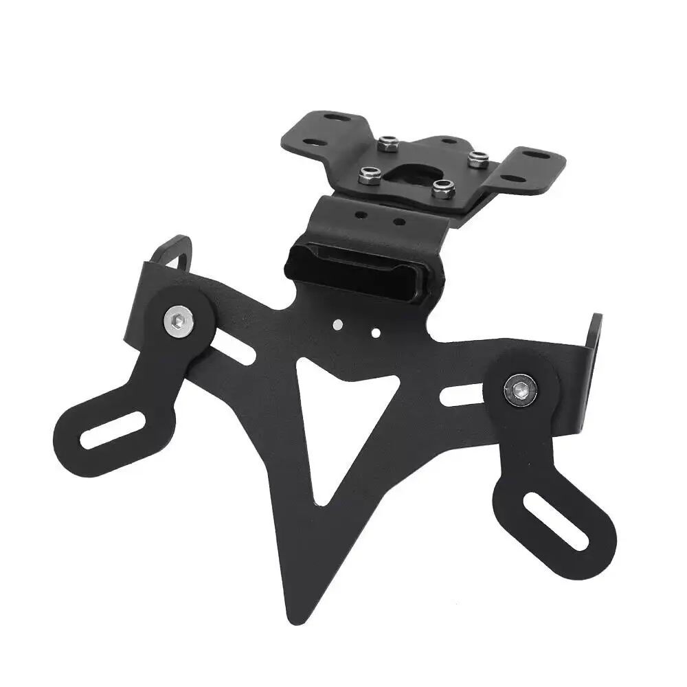 Motorcycle License Plate Holder For Yamaha MT-07/FZ-07 2013- Motorcycle License Plate Holder Fender Eliminator Registration Bracket With LED MT07 MT 07