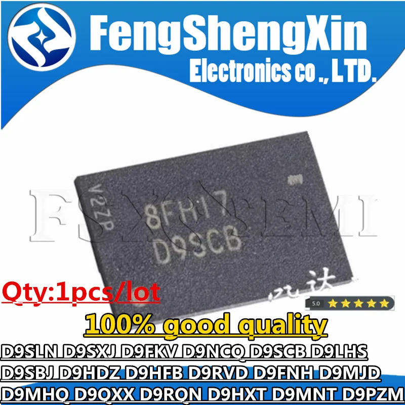 1pcs D9SLN D9SXJ D9FKV D9NCQ D9SCB D9LHS D9SBJ D9HDZ D9HFB D9RVD D9FNH D9MJD D9MHQ D9QXX D9RQN D9HXT D9MNT D9PZM BGA Chips