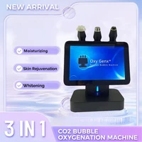 3 In 1 Ultrasonic RF Oxygen Facial device Skin Care CO2 Oxygen Bubble Exfoliate Oxygen Jet Peel Facial Machine 1