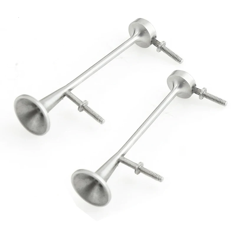 

2 шт. сирена из нержавеющей стали, звуковой сигнал для 1/14 Tamiya RC грузовик трактор, аксессуары