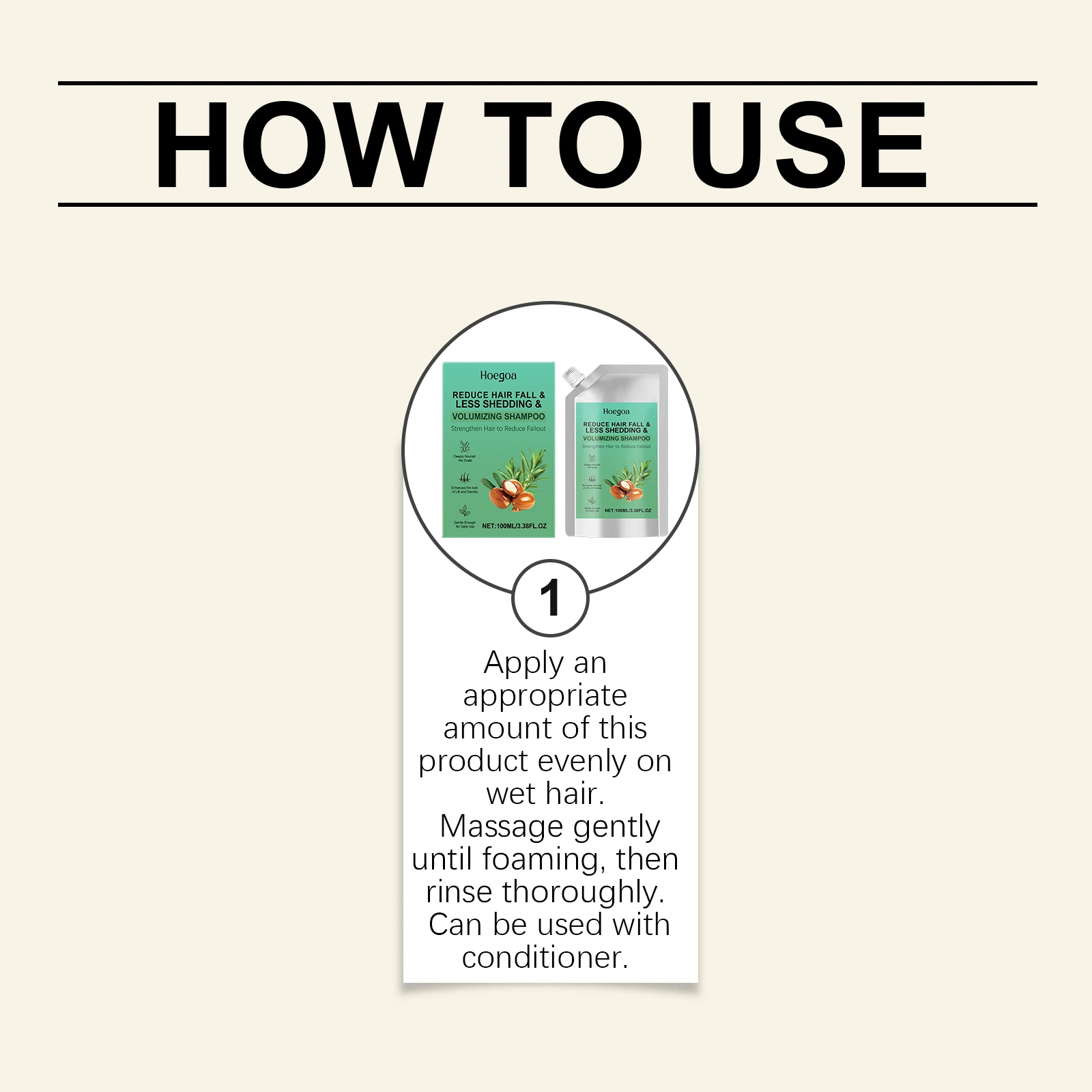 Volumizing Care Shampoo - A Daily Gentle Shampoo for Smoothing Hair Strands, Enhancing Hair Shine and Adding Lightweight Volume