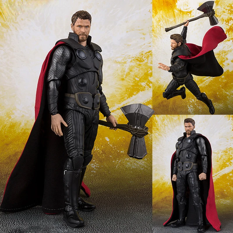

In Stock Marvel SHF The Avengers Thor Motherland Version 6 Inches 15CM PVC Action Figure Model Toy Collection Hobby Gift