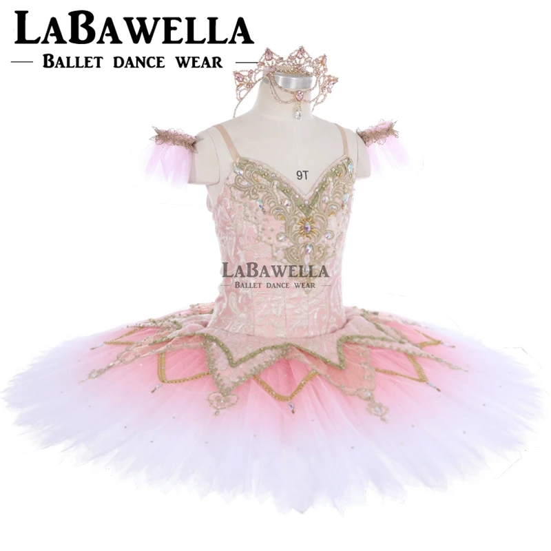 

Flower Fairy Doll Variation Ballet Tutu For Girls YAGP Competition Professional Ballet Costumes Dress BT4191