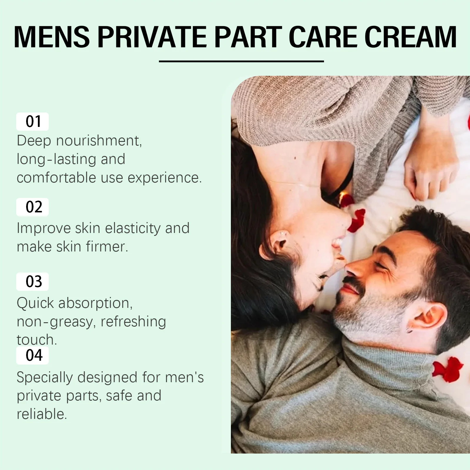 North Moon Men Crema per la cura delle parti intime Sesso a lunga durata Aumenta l'ingrandimento Nessun effetto collaterale Rimuovi la crema per l'ingrandimento del pene deodorante 5
