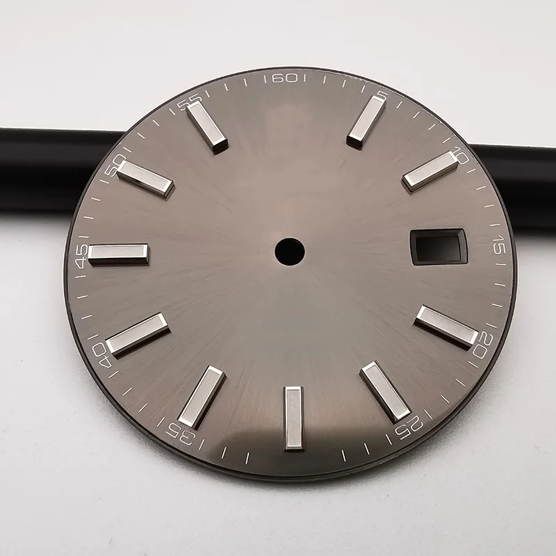 Quadrante Dell'Orologio Di Colore Grigio Di Alta Qualità Per 41Mm Datejust 126334, Adatto Al Movimento 3235, Sostituzione Dell'Orologio Aftermarket