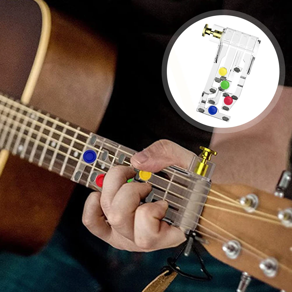 Outil D'accord D'aide à La Guitare, Système D'apprentissage Des Accords De Fixation De Guitare, Ensemble D'Outils De Changeur D'accords De Guitare, Outils Pédagogiques à Tonalité
