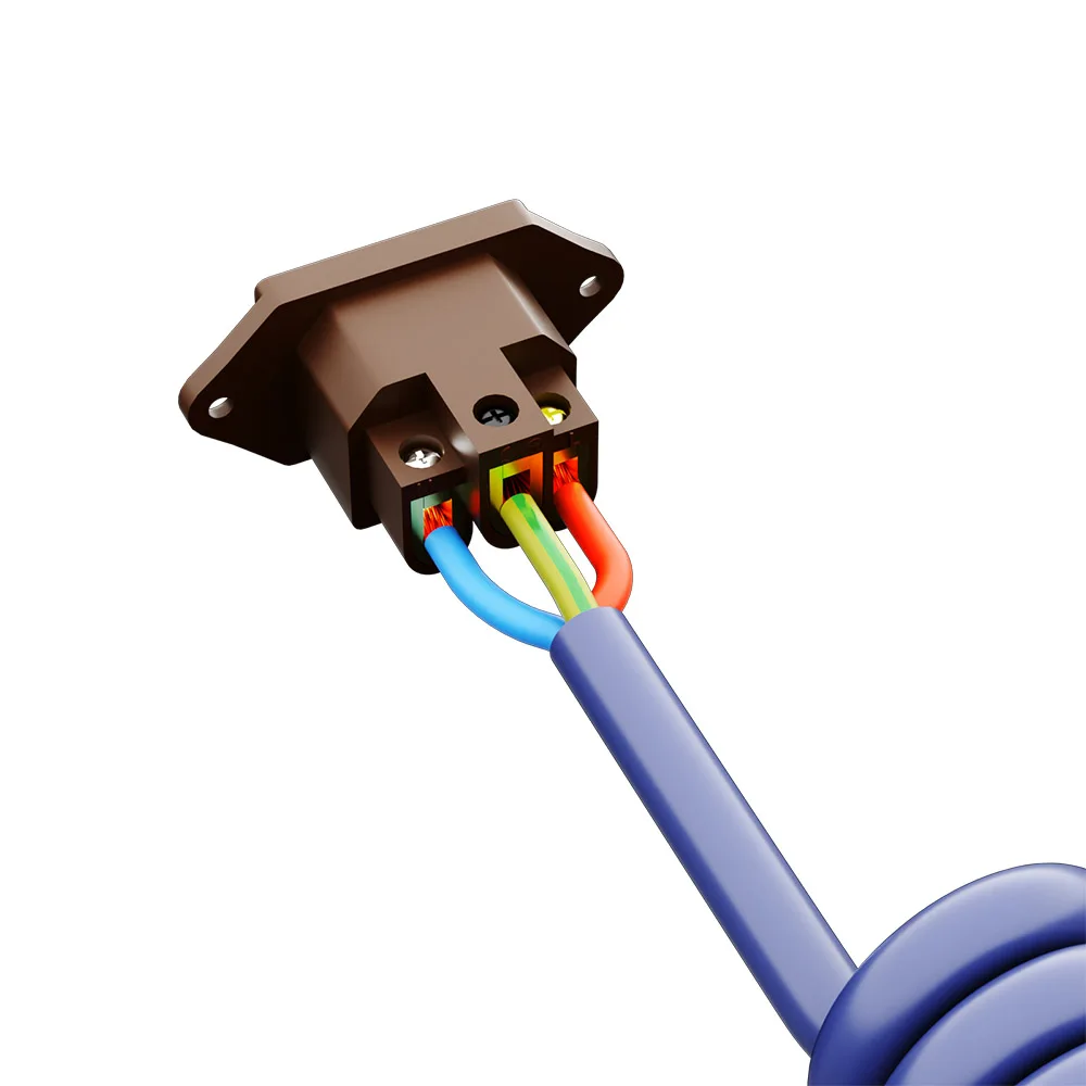 모노사우디오 IC71G 순수 구리 금/로듐 도금 무납땜 AC IEC 소켓 인렛 하이파이 오디오 전원 C14 전원 소켓 잭
