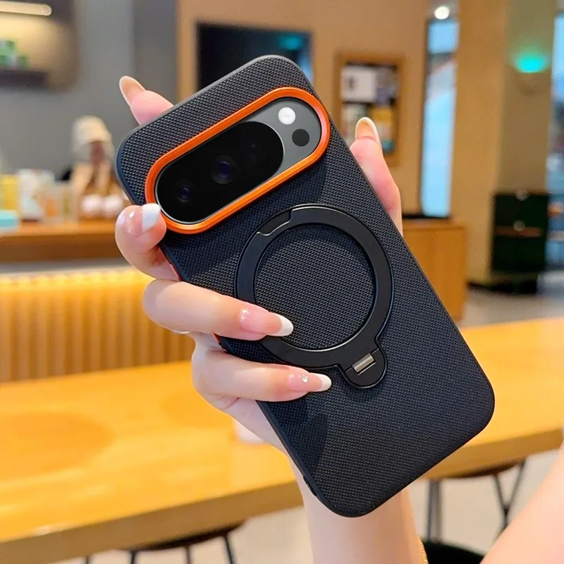 Enhanced Magnetic Armor Case with Rotatable Ring Holder – Metal & Hybrid TPU/PC Design