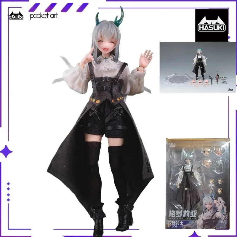 Original HASUKI 1/12 Pocket Art Series PA002 Female Ninja Hagi