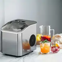 Machine à glaçons électrique 220V, glaçons en forme de balle et en forme de cylindre, machine à glaçons automatique mini avec pelle pour la maison, le bar, la cuisine, le bureau 1