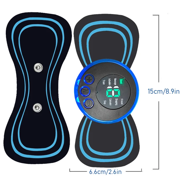 8 Modes Rechargeable Neck Massager with Remote Control EMS Low Frequency Pulse Massager For Muscle Relaxation Relief The Pain 6